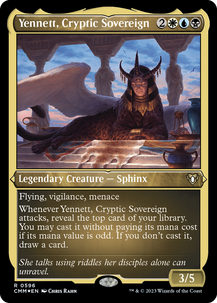 Yennett, Cryptic Sovereign (Foil Etched) [Commander Masters] | Gaming Infinity