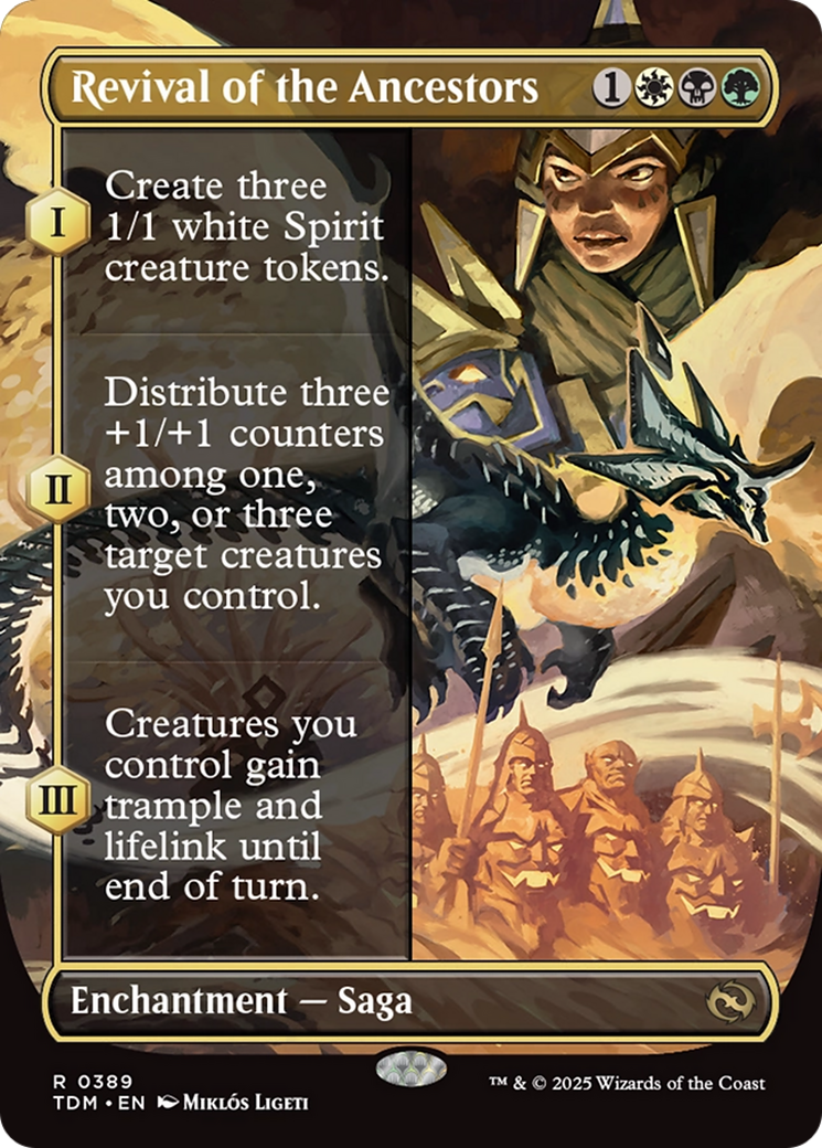 Revival of the Ancestors (Borderless) [Tarkir: Dragonstorm] | Gaming Infinity