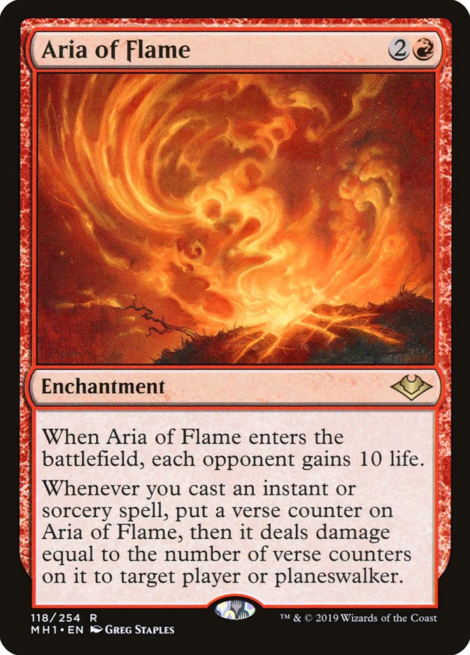 Aria of Flame [Modern Horizons] | Gaming Infinity