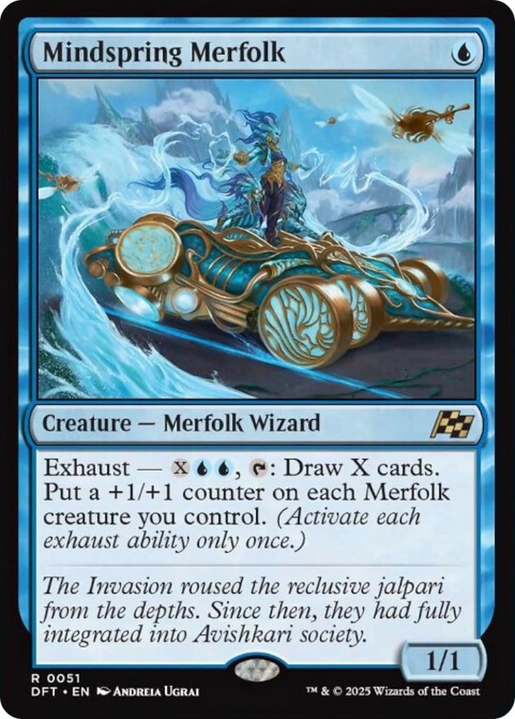 Mindspring Merfolk [Aetherdrift] | Gaming Infinity