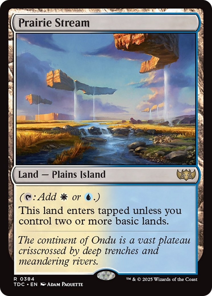 Prairie Stream [Tarkir: Dragonstorm Commander] | Gaming Infinity