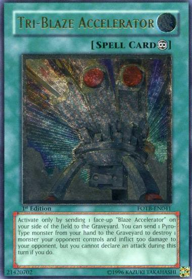 Tri-Blaze Accelerator [FOTB-EN041] Ultimate Rare | Gaming Infinity