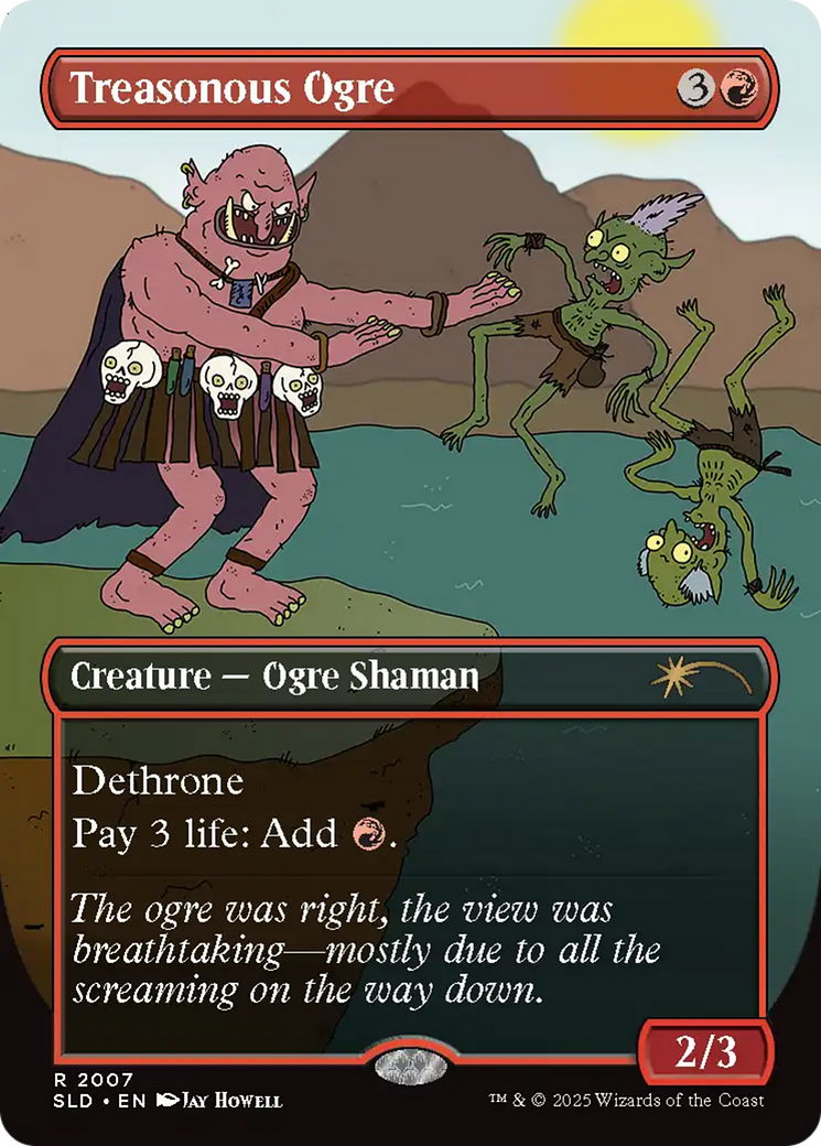 Treasonous Ogre (Rainbow Foil) [Secret Lair Drop Series] | Gaming Infinity