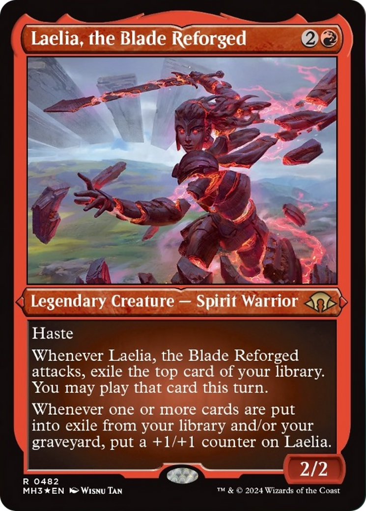 Laelia, the Blade Reforged (Foil Etched) [Modern Horizons 3] | Gaming Infinity