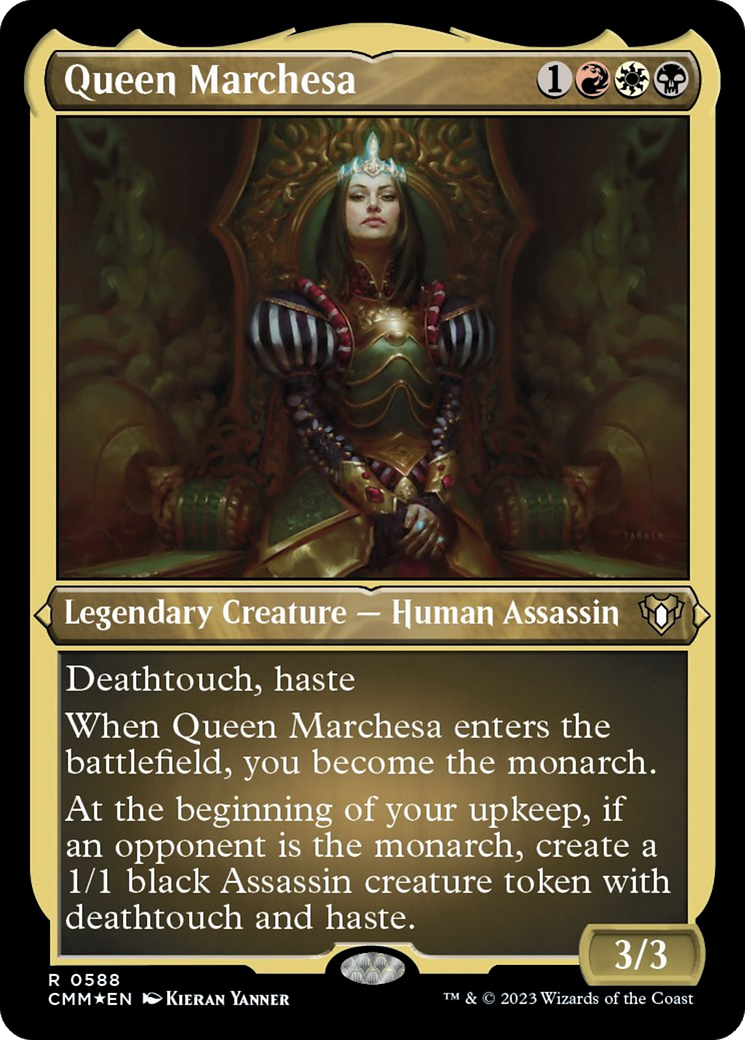 Queen Marchesa (Foil Etched) [Commander Masters] | Gaming Infinity