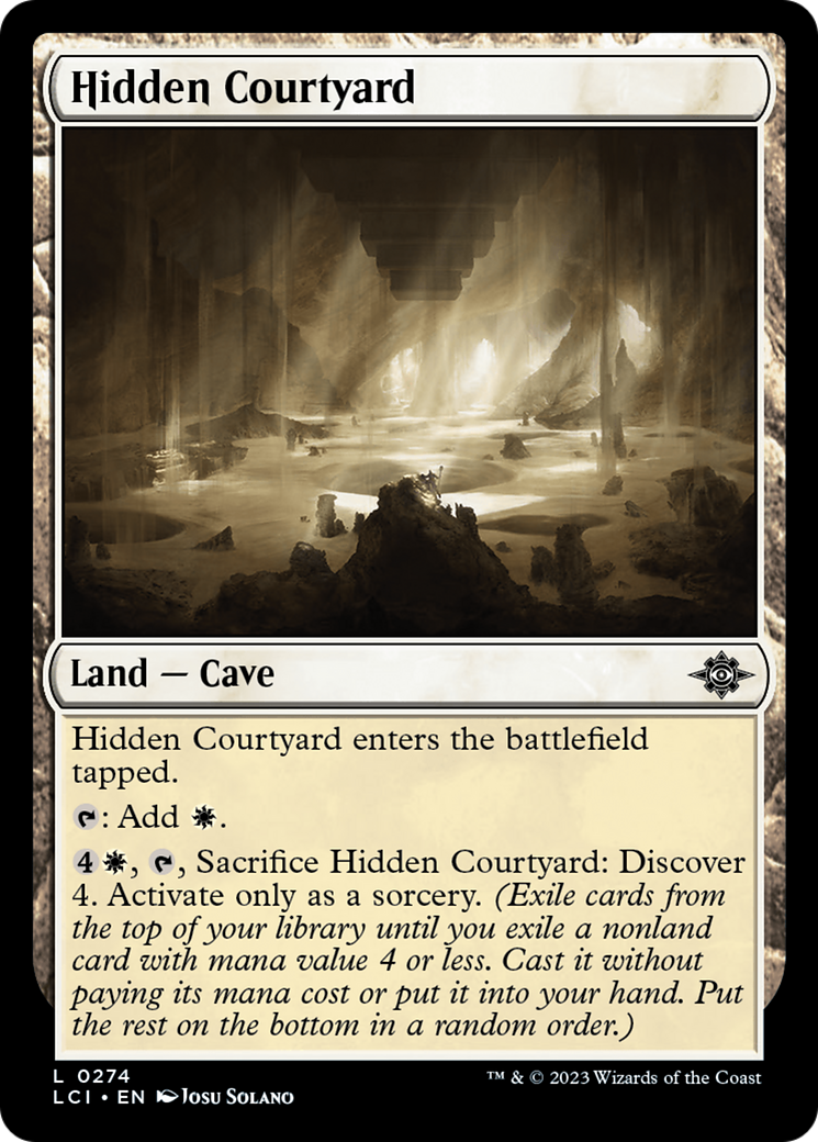 Hidden Courtyard [The Lost Caverns of Ixalan] | Gaming Infinity