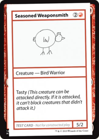 Seasoned Weaponsmith (2021 Edition) [Mystery Booster Playtest Cards] | Gaming Infinity