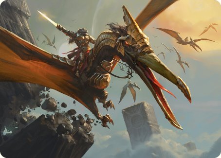 Skyhunter Strike Force Art Card [Phyrexia: All Will Be One Art Series] | Gaming Infinity