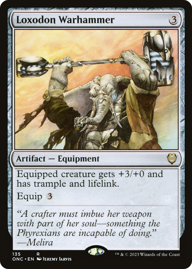 Loxodon Warhammer [Phyrexia: All Will Be One Commander] | Gaming Infinity