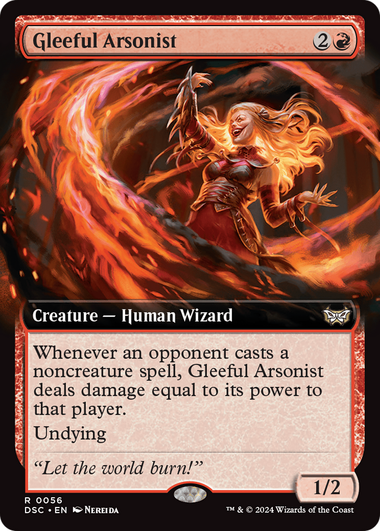 Gleeful Arsonist (Extended Art) [Duskmourn: House of Horror Commander] | Gaming Infinity