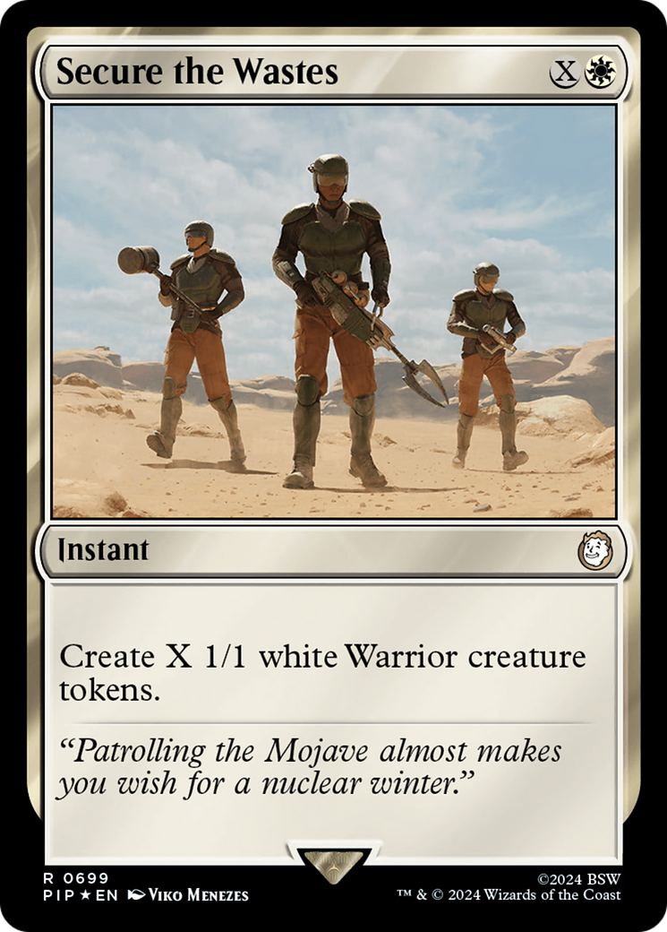 Secure the Wastes (Surge Foil) [Fallout] | Gaming Infinity