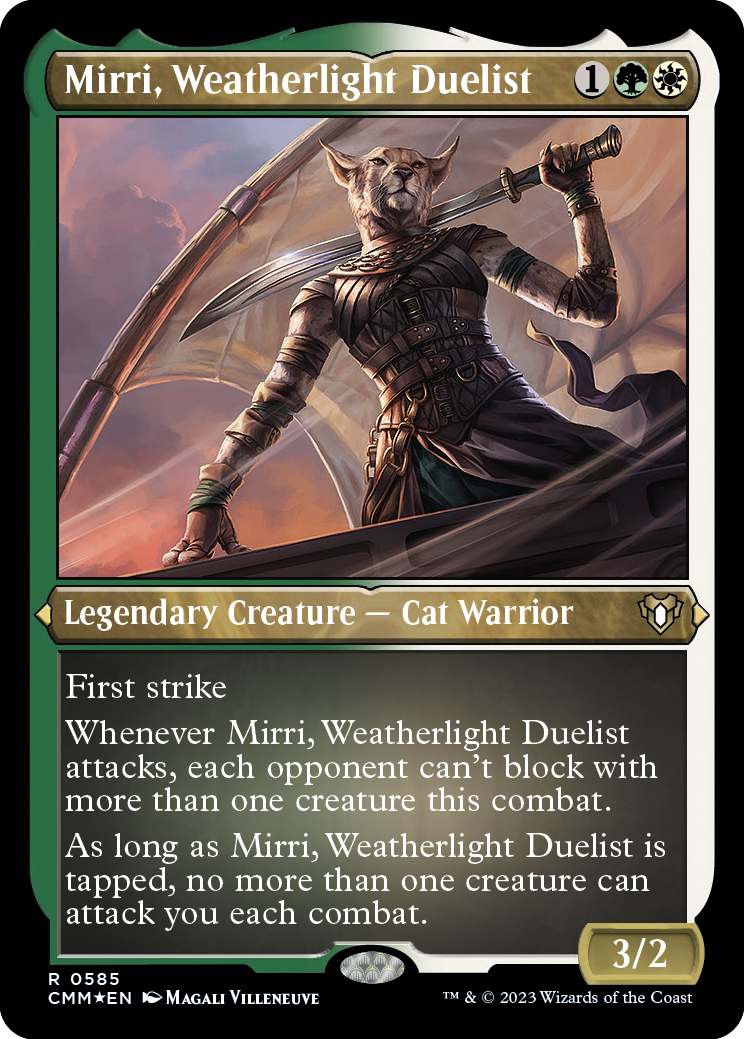 Mirri, Weatherlight Duelist (Foil Etched) [Commander Masters] | Gaming Infinity