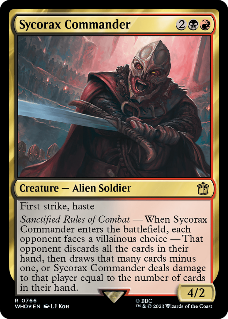 Sycorax Commander (Surge Foil) [Doctor Who] | Gaming Infinity