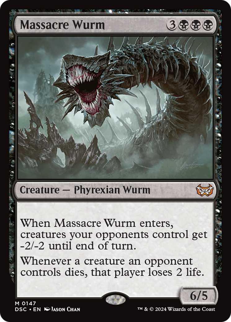 Massacre Wurm [Duskmourn: House of Horror Commander] | Gaming Infinity