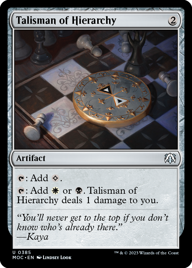 Talisman of Hierarchy [March of the Machine Commander] | Gaming Infinity