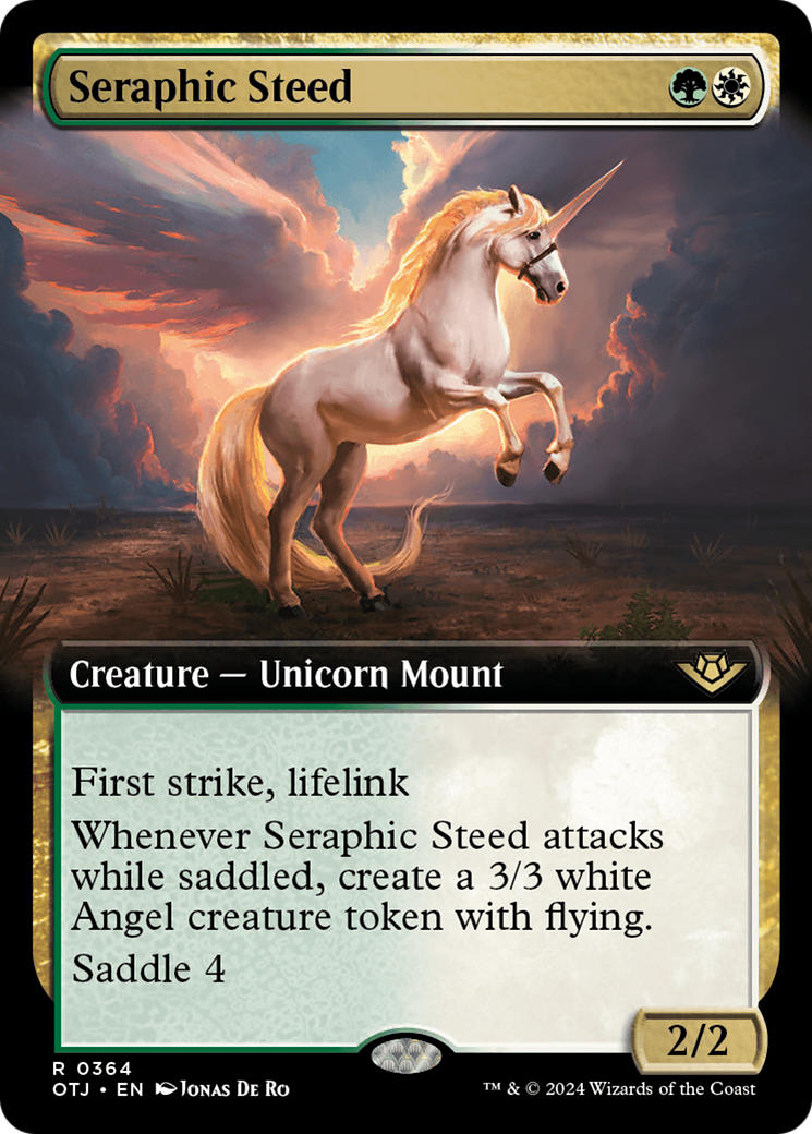 Seraphic Steed (Extended Art) [Outlaws of Thunder Junction] | Gaming Infinity