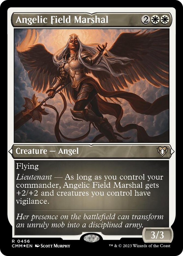 Angelic Field Marshal (Foil Etched) [Commander Masters] | Gaming Infinity