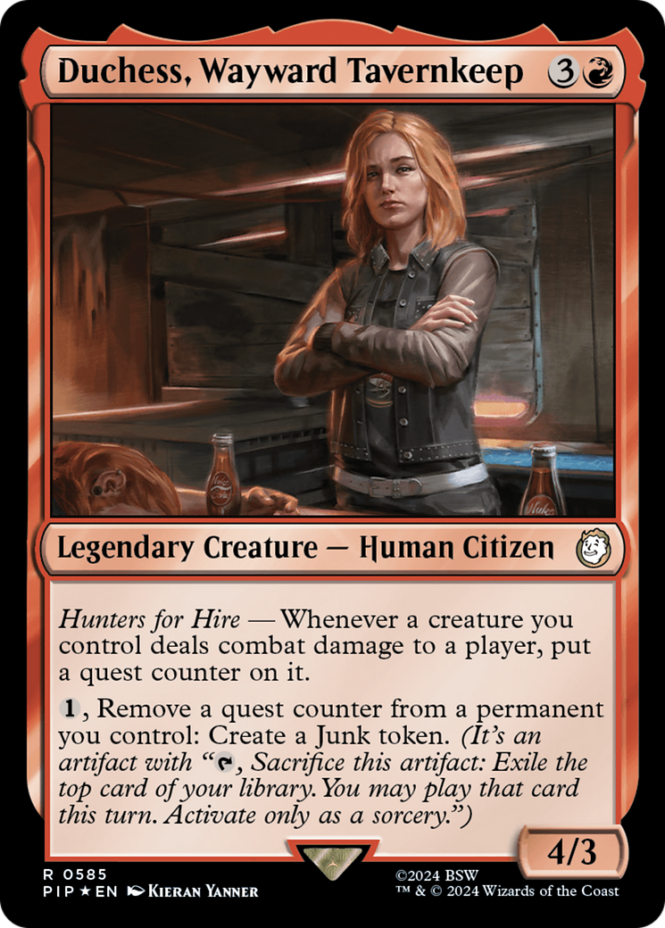 Duchess, Wayward Tavernkeep (Surge Foil) [Fallout] | Gaming Infinity