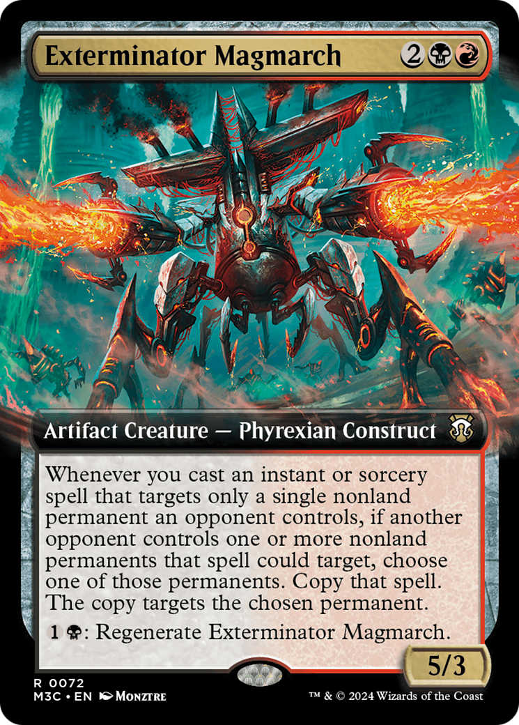Exterminator Magmarch (Extended Art) (Ripple Foil) [Modern Horizons 3 Commander] | Gaming Infinity