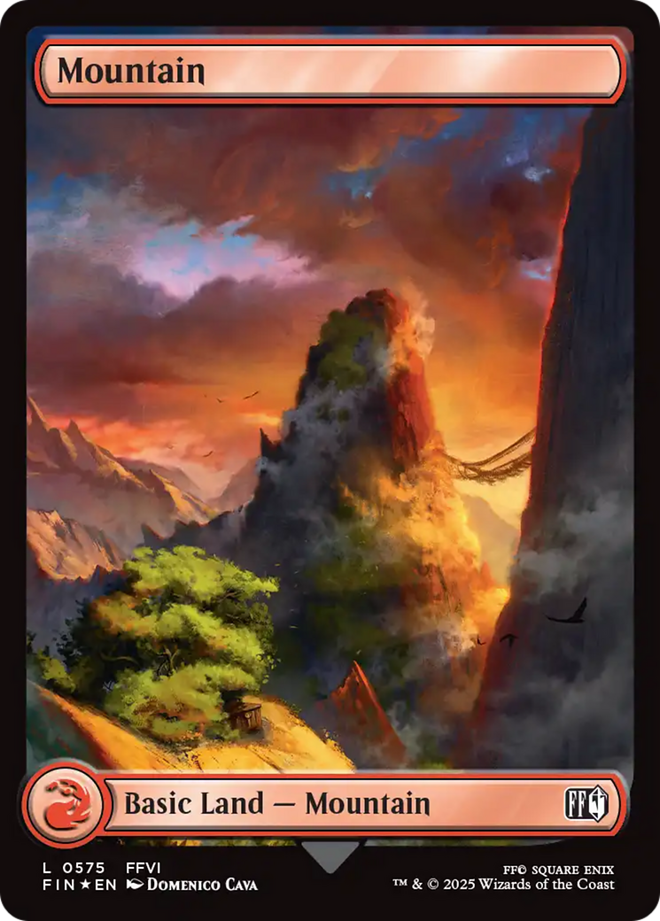 Mountain (0575) (Surge Foil) [FINAL FANTASY] | Gaming Infinity