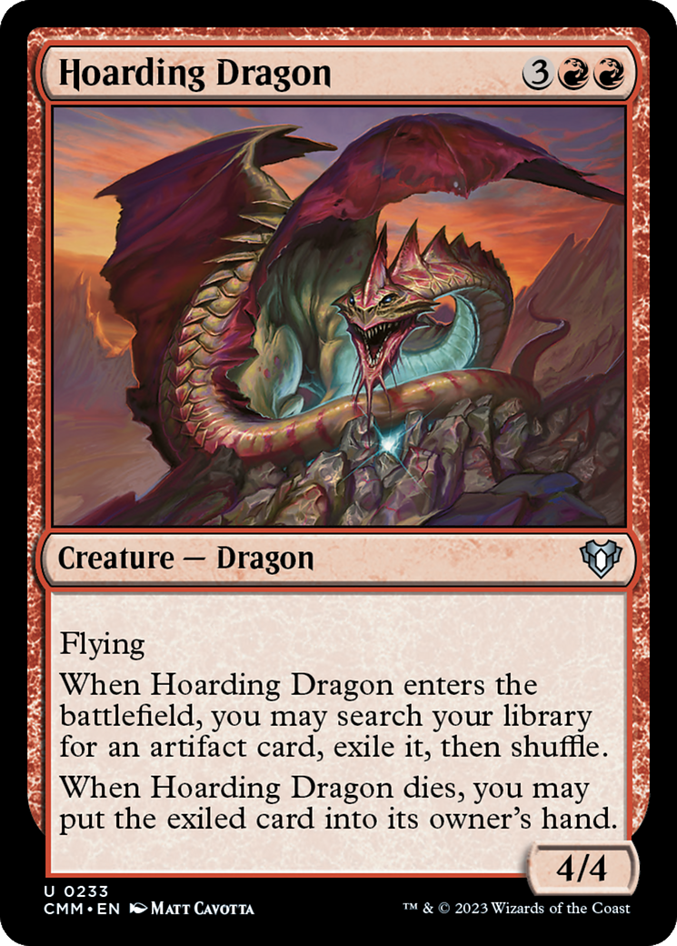 Hoarding Dragon [Commander Masters] | Gaming Infinity