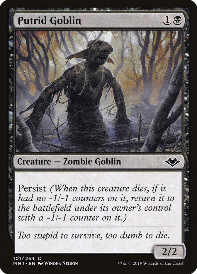 Putrid Goblin [Modern Horizons] | Gaming Infinity