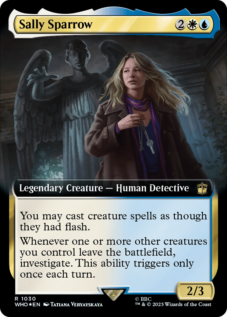 Sally Sparrow (Extended Art) (Surge Foil) [Doctor Who] | Gaming Infinity