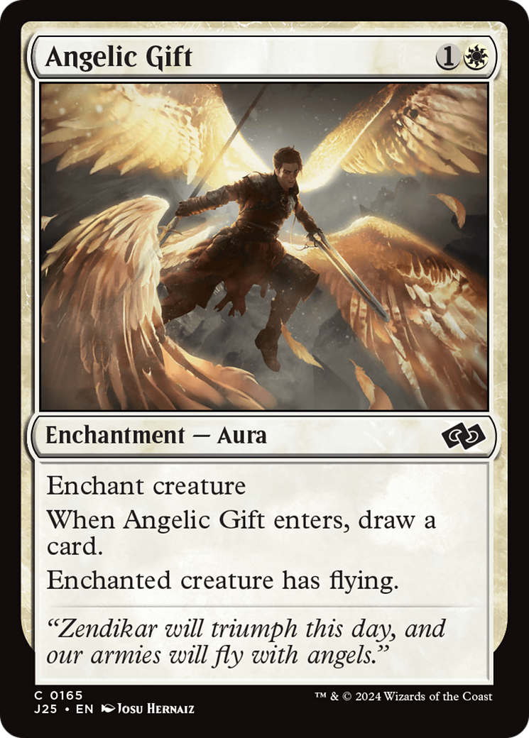 Angelic Gift [Foundations Jumpstart] | Gaming Infinity