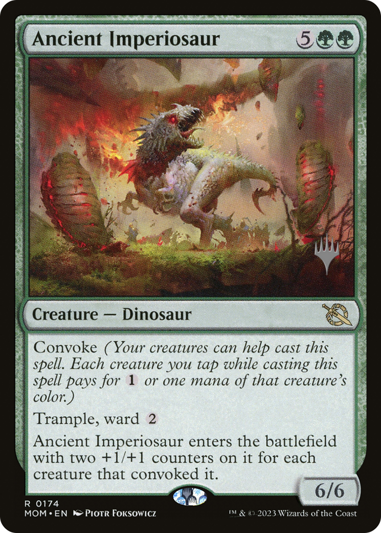 Ancient Imperiosaur (Promo Pack) [March of the Machine Promos] | Gaming Infinity