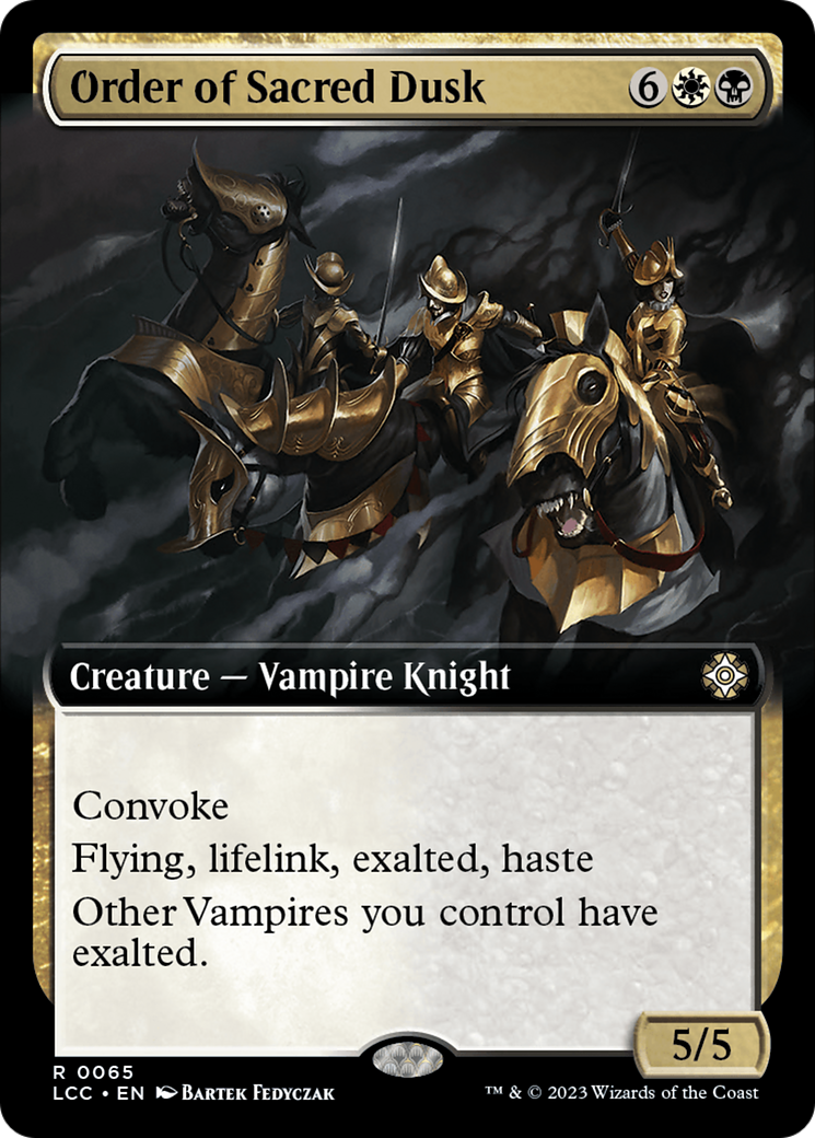 Order of Sacred Dusk (Extended Art) [The Lost Caverns of Ixalan Commander] | Gaming Infinity