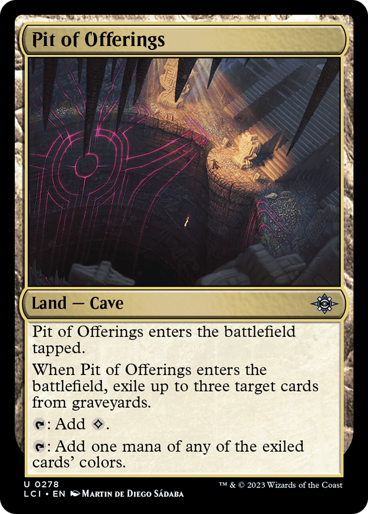 Pit of Offerings [The Lost Caverns of Ixalan] | Gaming Infinity