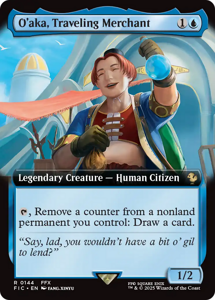 O'aka, Traveling Merchant (Extended Art) [FINAL FANTASY Commander] | Gaming Infinity
