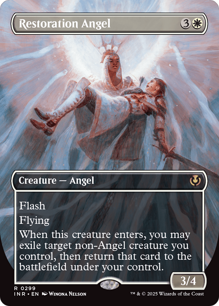 Restoration Angel (Borderless) [Innistrad Remastered] | Gaming Infinity