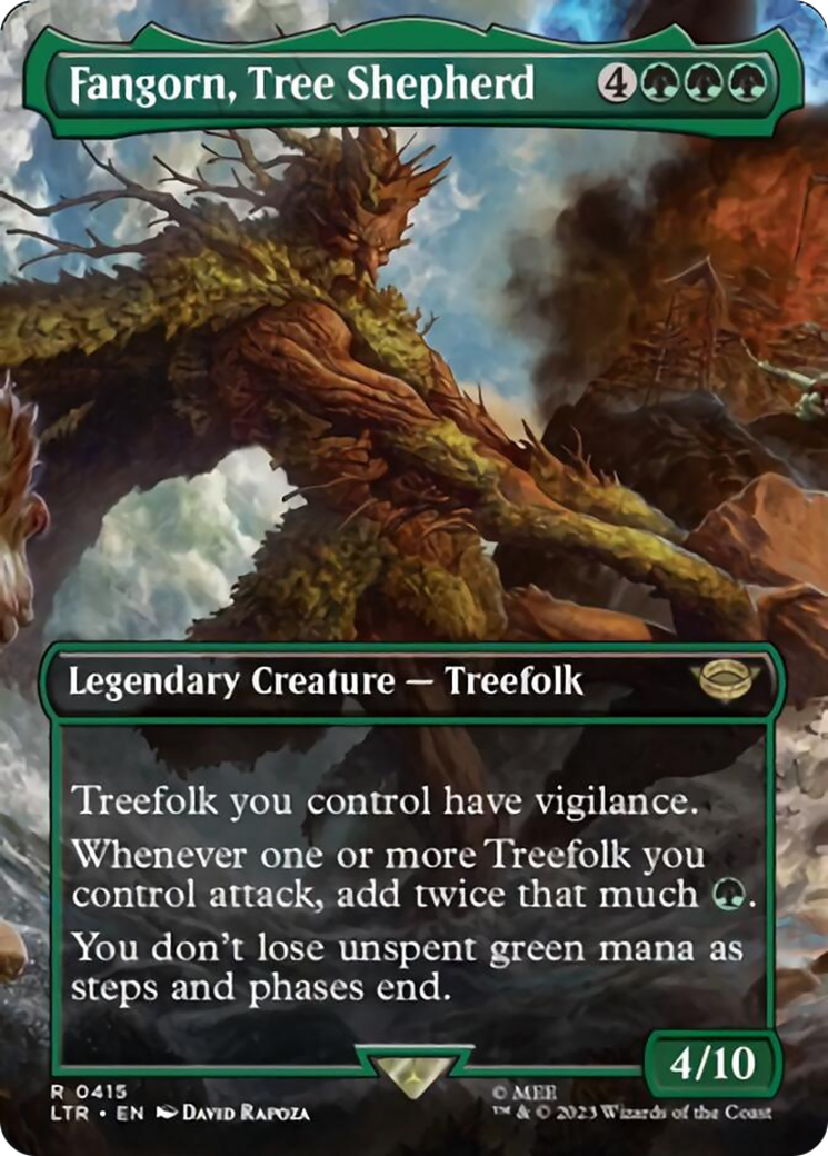 Fangorn, Tree Shepherd (Borderless Alternate Art) [The Lord of the Rings: Tales of Middle-Earth] | Gaming Infinity