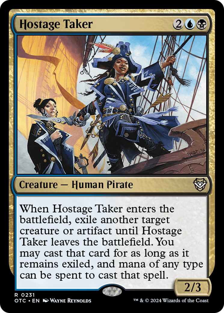 Hostage Taker [Outlaws of Thunder Junction Commander] | Gaming Infinity