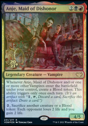 Anje, Maid of Dishonor [Innistrad: Crimson Vow Prerelease Promos] | Gaming Infinity