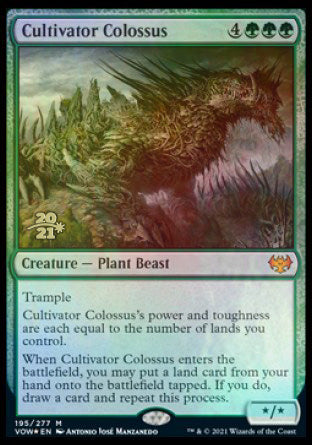 Cultivator Colossus [Innistrad: Crimson Vow Prerelease Promos] | Gaming Infinity