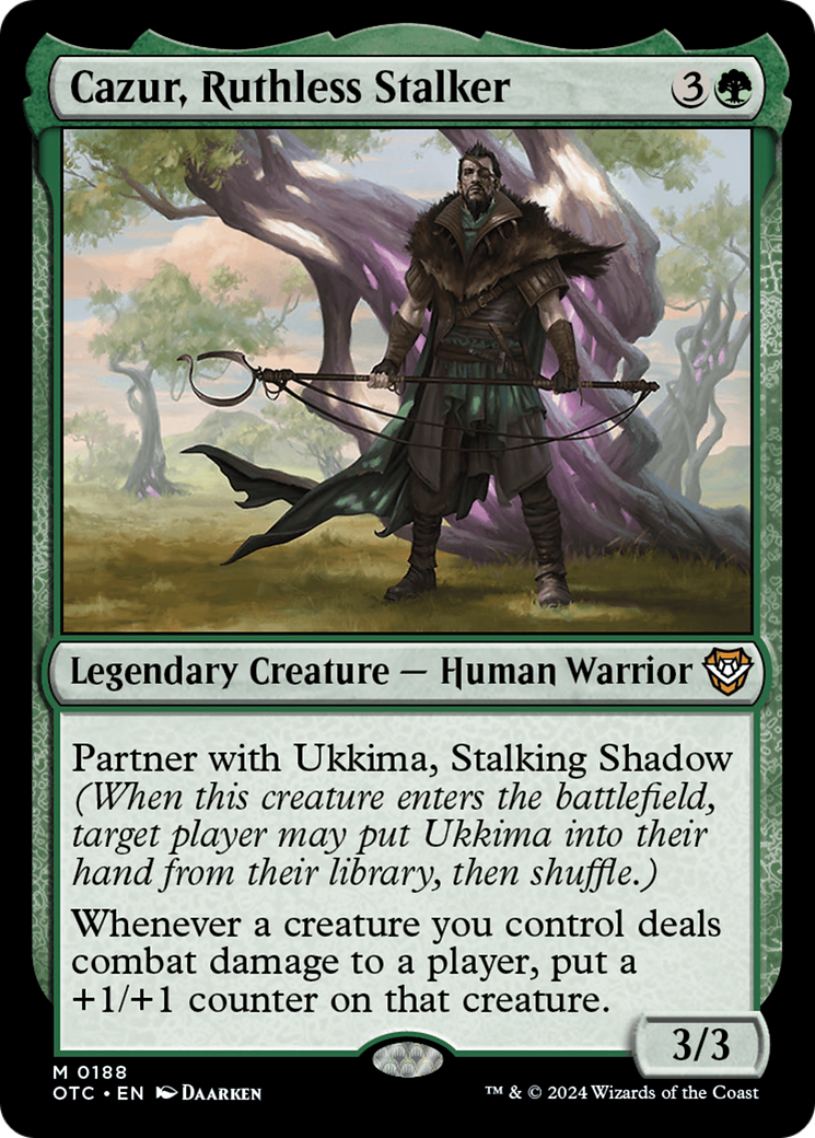 Cazur, Ruthless Stalker [Outlaws of Thunder Junction Commander] | Gaming Infinity