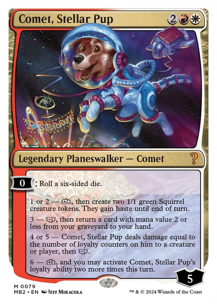 Comet, Stellar Pup [Mystery Booster 2] | Gaming Infinity