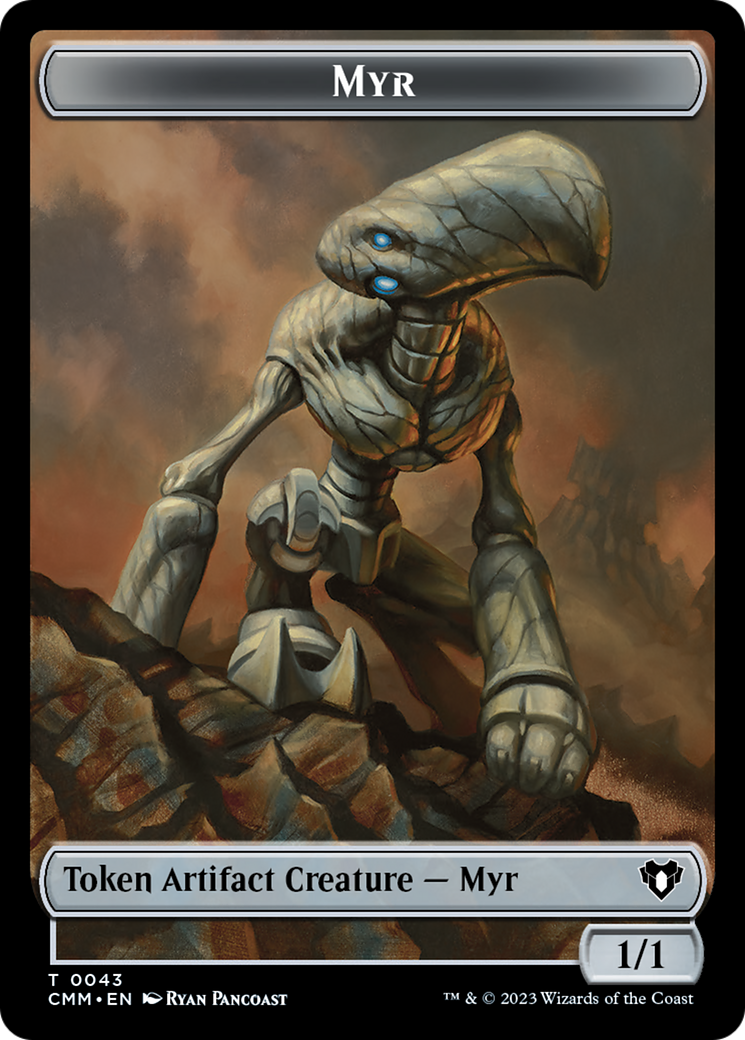 Myr Token [Commander Masters Tokens] | Gaming Infinity