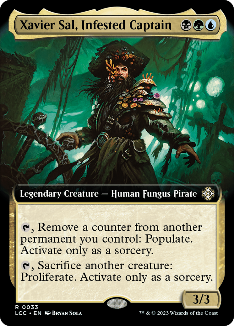 Xavier Sal, Infested Captain (Extended Art) [The Lost Caverns of Ixalan Commander] | Gaming Infinity