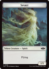 Angel // Spirit Double-Sided Token [Tarkir: Dragonstorm Commander Tokens] | Gaming Infinity