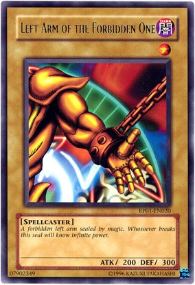 Left Arm of the Forbidden One [RP01-EN020] Rare | Gaming Infinity