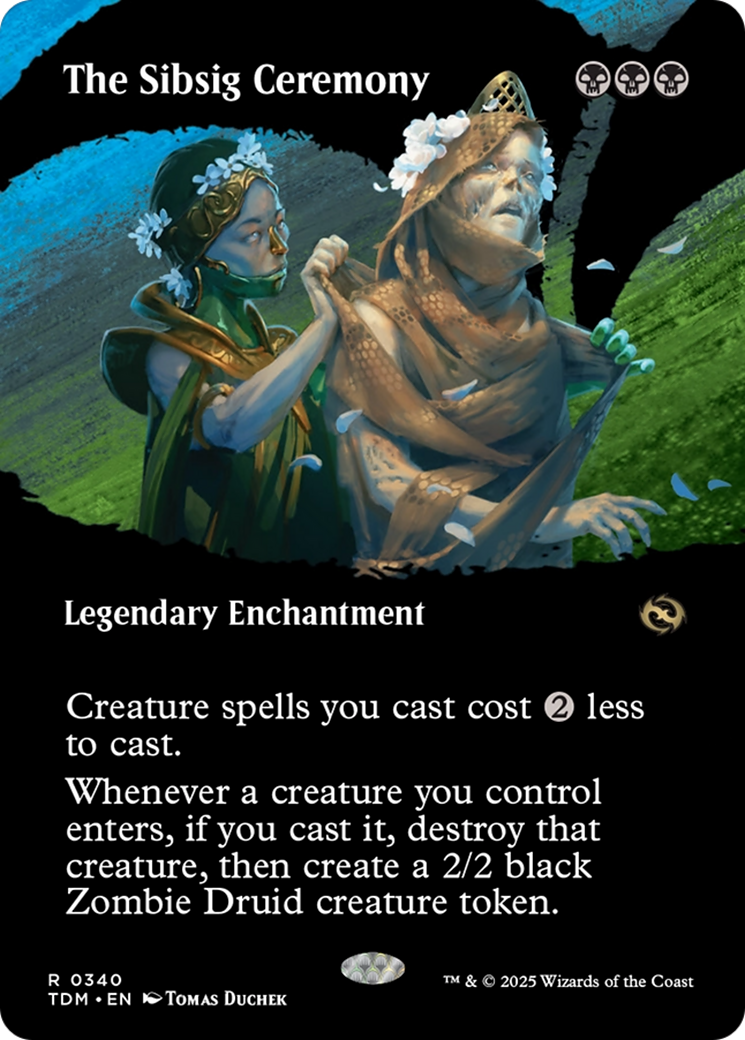 The Sibsig Ceremony (Borderless) [Tarkir: Dragonstorm] | Gaming Infinity