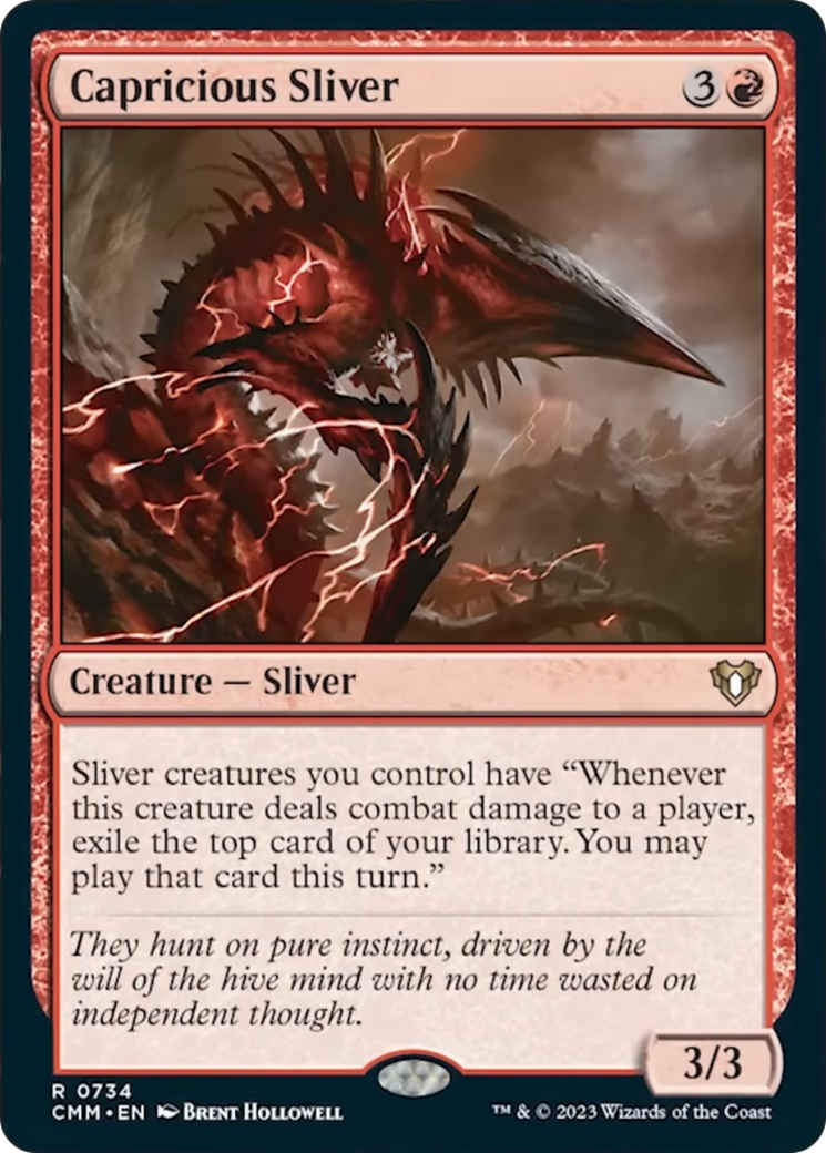 Capricious Sliver [Commander Masters] | Gaming Infinity