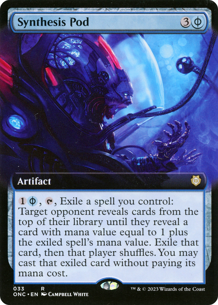 Synthesis Pod (Extended Art) [Phyrexia: All Will Be One Commander] | Gaming Infinity