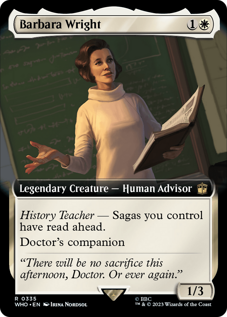 Barbara Wright (Extended Art) [Doctor Who] | Gaming Infinity