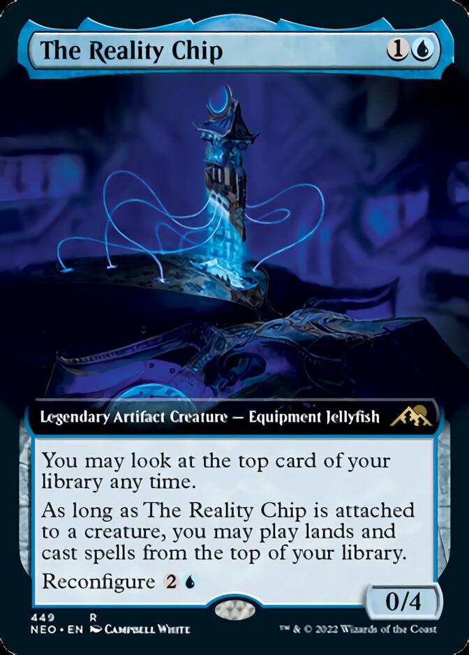 The Reality Chip (Extended Art) [Kamigawa: Neon Dynasty] | Gaming Infinity