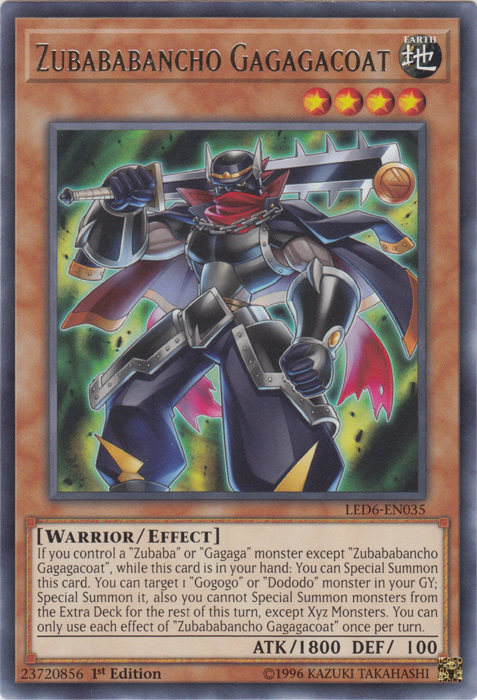 Zubababancho Gagagacoat [LED6-EN035] Rare | Gaming Infinity