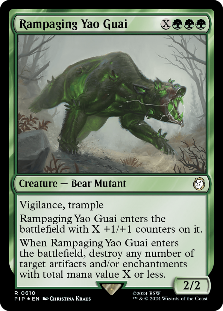 Rampaging Yao Guai (Surge Foil) [Fallout] | Gaming Infinity